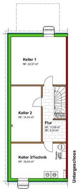 Grundriss Untergeschoss