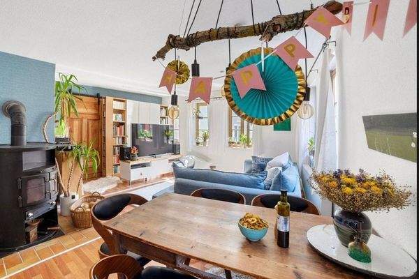 2.OG eingerichtetes Wohnzimmer