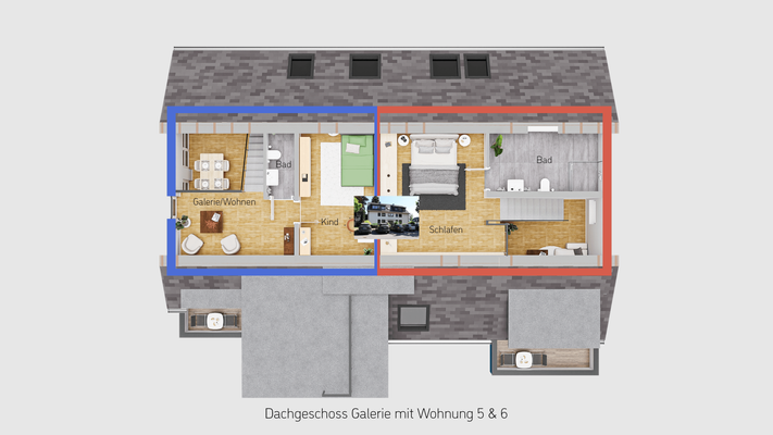 Grundriss Galerie Whg. 6