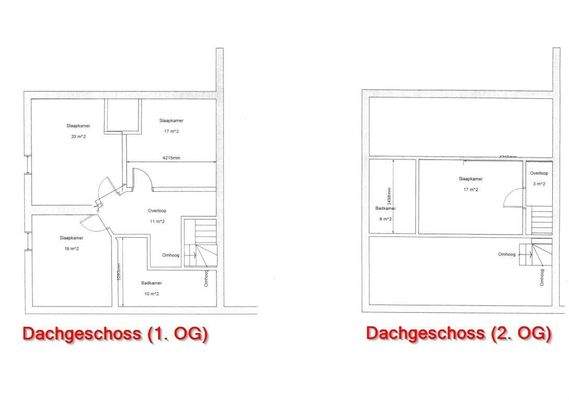 Grundriss Dachgeschoss