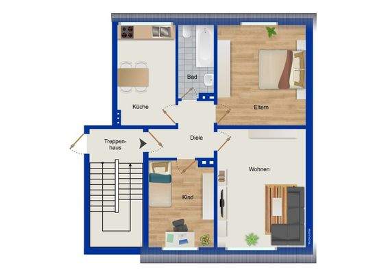 Grundriss Dachgeschoss