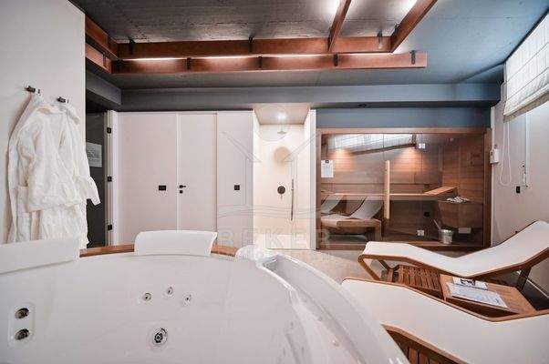 Hauseigene Wellness-Oase im UG