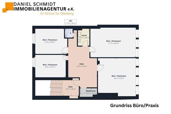 Grundriss Büro/Praxis