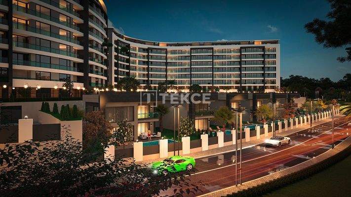 City and Sea View Villas in Çankaya, Kepez, Antalya