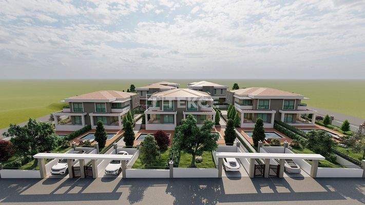 Villas with Private Swimming Pools and Gardens in Manavgat