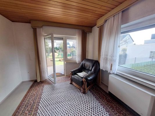 Wohnzimmer im EG Gartenzugang