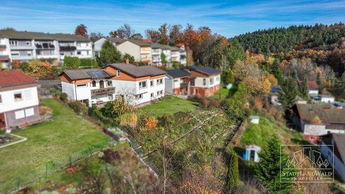 Luftbild Gartenseite