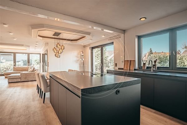 Blick ins Wohnzimmer
