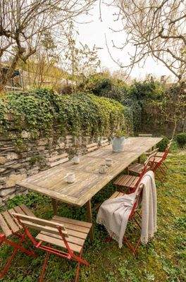 Garten für gesellige Abende