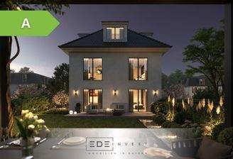 Gartenansicht bei Nacht-Visualisierung