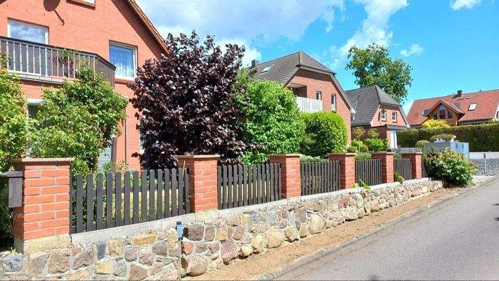 Blick entlang der Straße