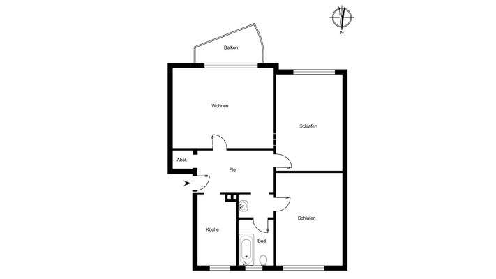 Grundriss Hellbrookstraße 