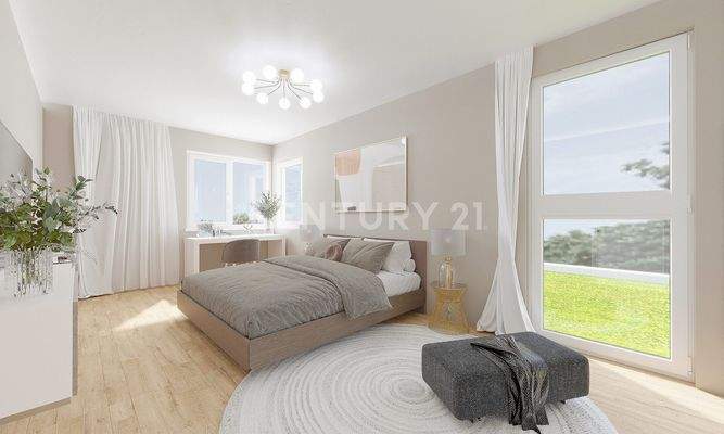 Schlafzimmer (maßstabsgetreu visualisiert)