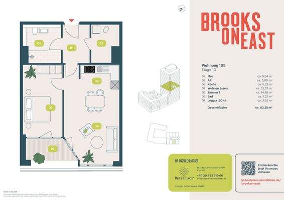 Vertriebsgrundriss WE109