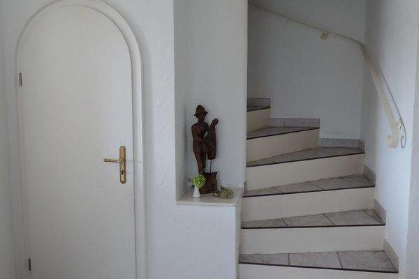 Treppe zum Dachgeschoss