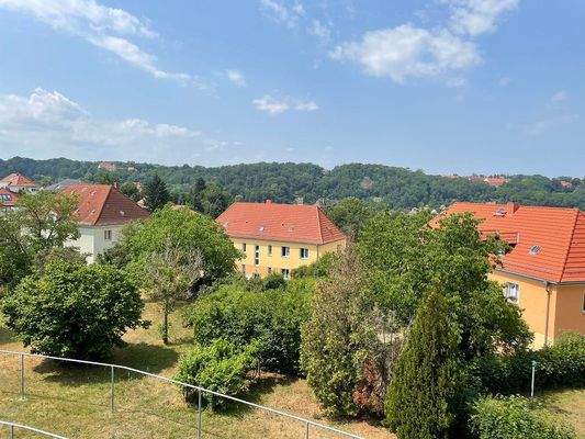 Ausblick aufs Wohngebiet