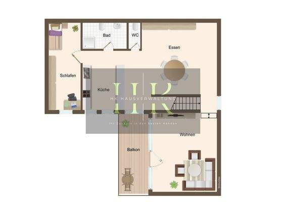 Grundriss 1. OG hinterhaus