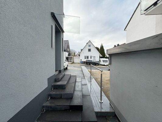 Zugang Haus vom Garten