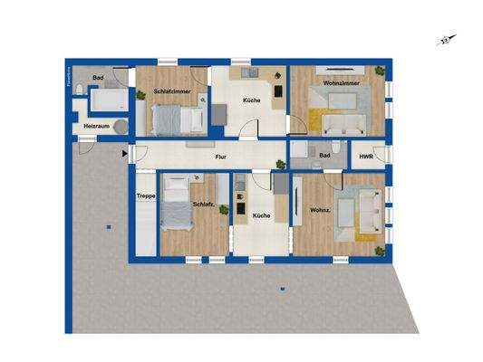 Grundriss Erdgeschoss 