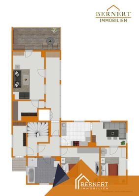 Grundriss visualisiert EG