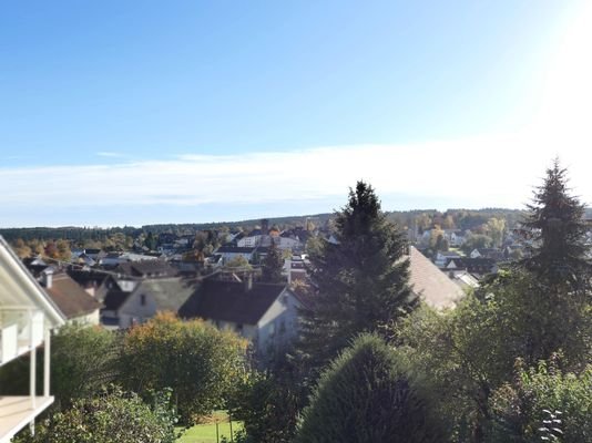 Aussicht vom Balkon