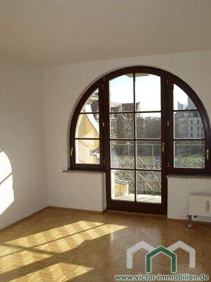 Blick zur Dachterrasse