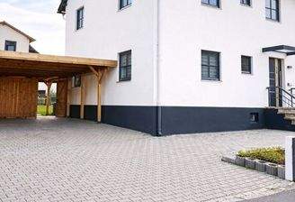 Zufahrt Hausansicht Süd