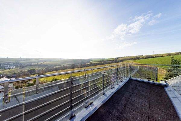 OG: Aussicht vom Badbalkon