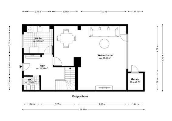 Grundriss Erdgeschoss