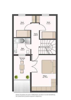 Grundriss Obergeschoss