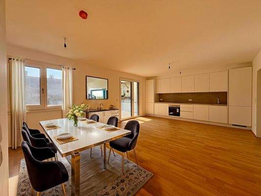 Einrichtungsvorschlag Küche mit Esszimmer