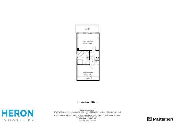 Grundriss Obergeschoss