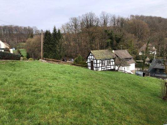 Teilansicht des Grundstücks