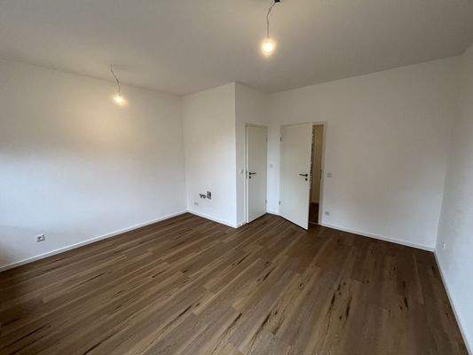 Schlafzimmer mit Bad