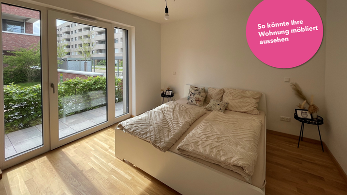 Beispielmöblierung - Schlafzimmer