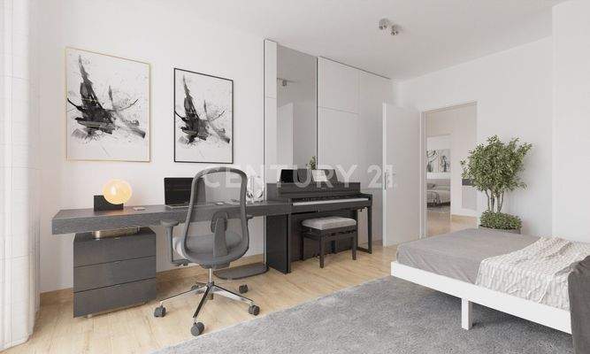 Schlafzimmer / Gästezimmer (visualisiert)