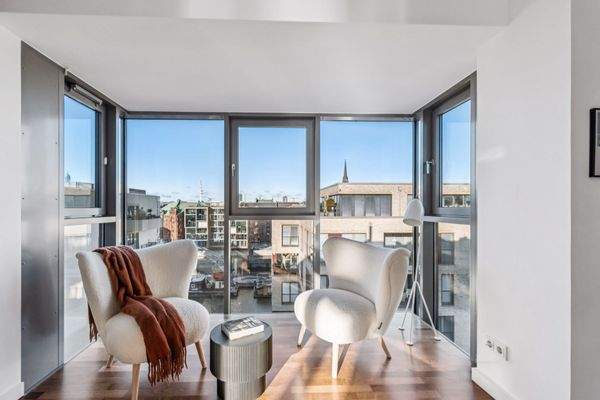 Blick auf den Traditionsschiffhafen