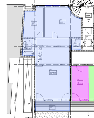 Grundriss 3-Zimmer-Wohnung