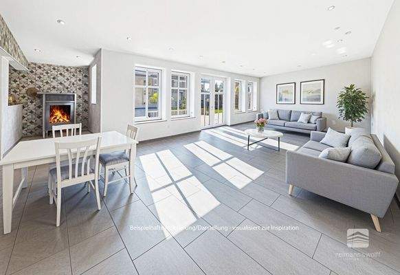 Wohn-/Esszimmer (KI)