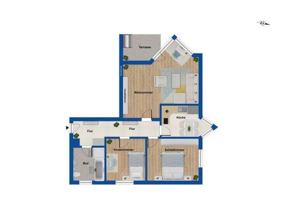 Grundriss 1. Obergeschoss