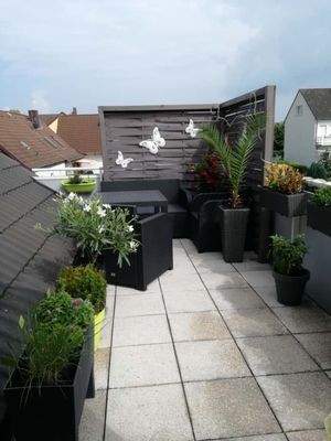 Schöne Dachterrasse