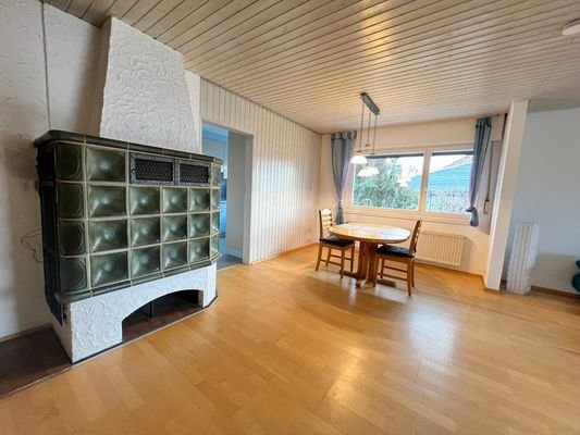 Essbereich / Kamin