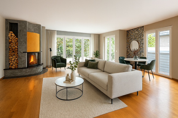 Wohnzimmer (KI-generiert)