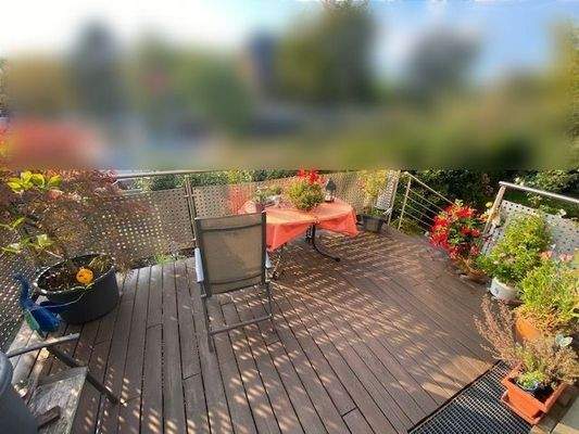 Terrasse der selbstgenutzten Wohnung