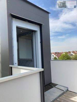 Zugang Hauslift oben