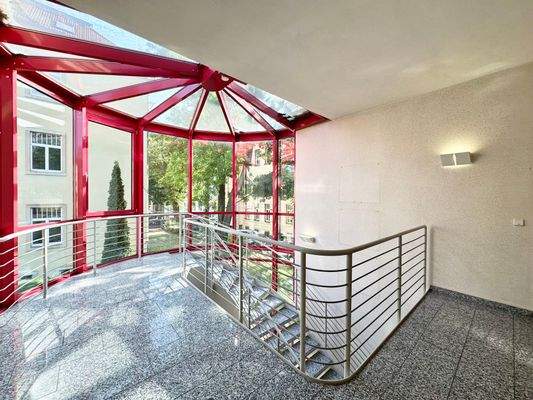 Galerie im Obergeschoss