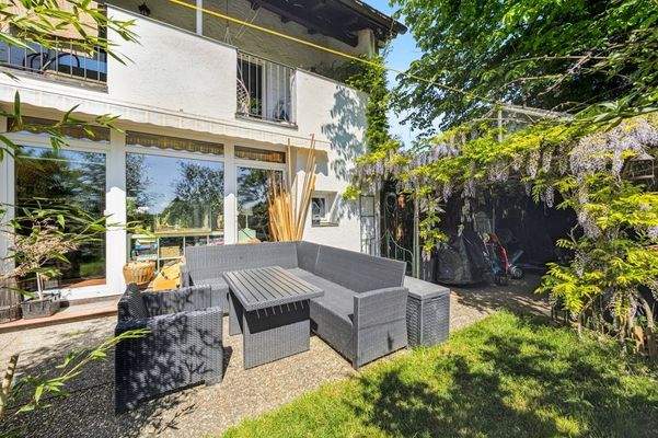 Südost-Terrasse zum Garten