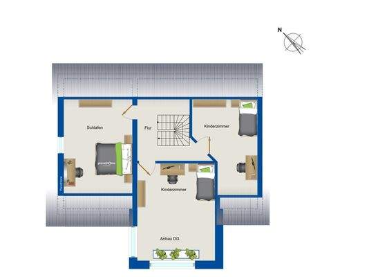 Grundriss Obergeschoss