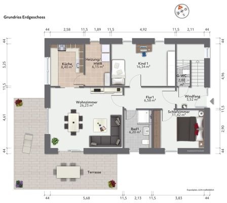 Grundriss Erdgeschoss