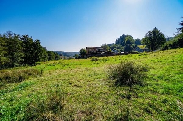 Grundstücksblick nach Südosten